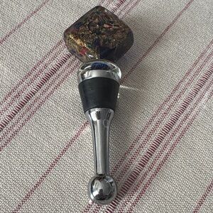 Murano Multicolor Glass Wine Stopper